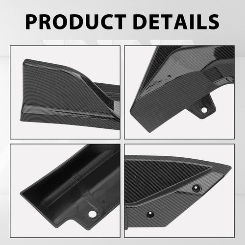Front Bumper Spoiler Lip Splitter Carbon Fiber for 2022-2024 for Honda Civic