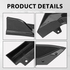 Front Bumper Spoiler Lip Splitter Carbon Fiber for 2022-2024 for Honda Civic