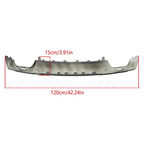Matte Black Suit For Ford F150 2021-2023 Plastic Front Bumper Molding Trim Panel
