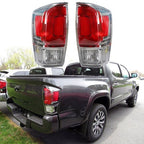 LH & RH Side For Toyota Tacoma Pickup 2016-2020 Tail Lights Smoked Brake Lamp