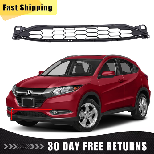 Front Lower Grille Grill With Matte Black Trim for Honda HRV 2016 2017 2018