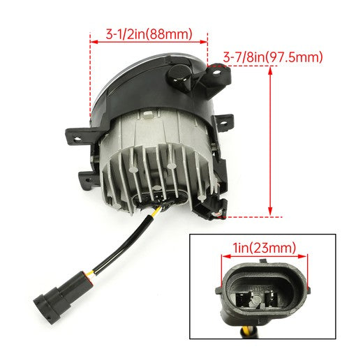 Front Left Side Fog Light Bumper Mounted Lamp For Infiniti Q50 QX60 QX80 14-20