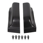 Black ABS Cab Corner Covers For Ford F150 Crew Cab 2004 2005 2006 2007 2008