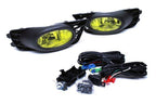 Yellow Lens Fog Lights Kit Front Bumper Grille for 09-11 for Honda Civic 4Dr