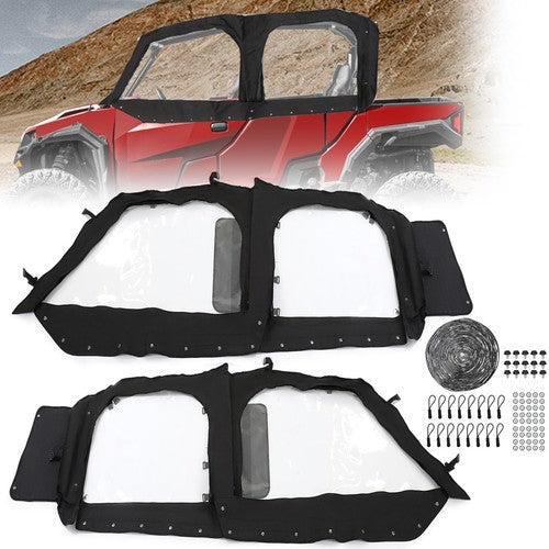 Soft Cab Enclosure Upper Doors for Polaris General XP 4 1000 2 Pieces Left and Right
