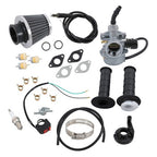 For 50cc 70cc Carburetor Carb Air Filter Throttle Handle Grips Cable PZ19