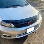 Front Upper Grille Honeycomb Painted Black for Honda Civic 4DR Sedan 2012