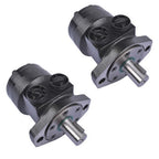 2x 1" Shaft Hydraulic Motors 2 Bolt Mount for Char-Lynn Eaton H Series 101-1701