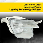 Halogen Fog Light Lamp for 2016 2019 Ford Explorer Driver Passenger Side