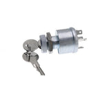 Fit EZGO Golf Cart Key Switch 4 Prong Pin 2 Keys 81 UP Gas or Electric 33639G01