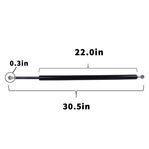 2X 30.5" Hood Shock For Kenworth T680 Peterbilt 579 Trucks L71-6020