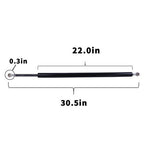 2X 30.5" Hood Shock For Kenworth T680 Peterbilt 579 Trucks L71-6020