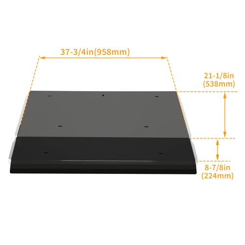 Black Aluminum Hard Top Roof Fit for Polaris RZR 800/XP 900/570-2 Door Model