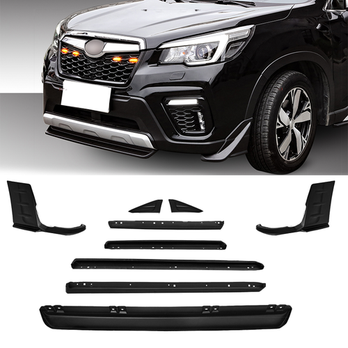 STI Style Body Kit Side Spoiler Splitter for Subaru Forester SK 2019 2020 21 22