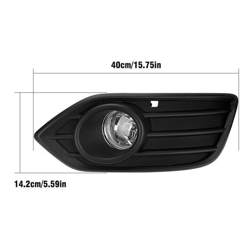 Fog Light Driving Lamp w/ Bezel LH RH for Honda HRV HR-V 2019 2020 2021 2022