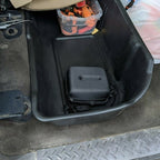 Underseat Storage Box Black For 09-14 Ford F150 Super Crew Cab Without Subwoofer