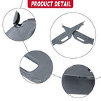 Left and Right A Pillar Handle Trim Gray for 2011 to 2016 Ford F250 F350 F550