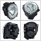 Left Chrome Headlights For Jeep Renegade 2015-2018 Projector Halogen Headlamps