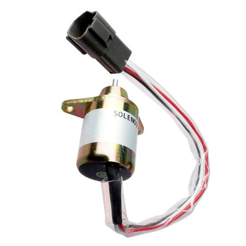 12V Fuel Shutoff Stop Solenoid M810324 for John Deere 4200 4300 4600 4700