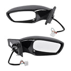 2Pcs Black Power Mirrors with Turn Signal Heated for Hyundai Sonata 2011-2014