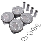 4 x Pistons +Pins For 2013-2014 Hyundai Sonata Fe 2.0T 2.0L Sonata 23410-2G400