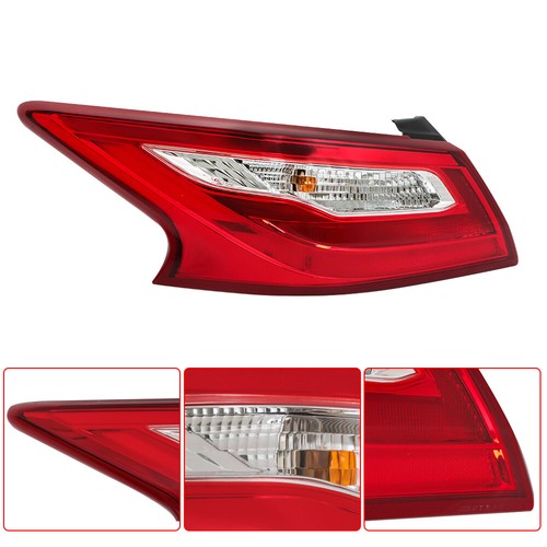 Fit For Nissan Altima 2016-2018 Red Left Driver Outer Side Tail Light Brake Lamp
