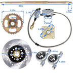 Go Kart ATV Live Rear Axle Kit + Brake Assembly +Sprocket Hub Drift Trike 32"