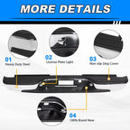 Complete Chrome Rear Bumper for 1999-2007 Chevy Silverado GMC Sierra 1500 2500
