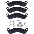 BRAKE PAD KIT 10K-12K AXLE FOR K71-180-00 DEXTER CALIPER 2 WHEELS Semi-Metallic