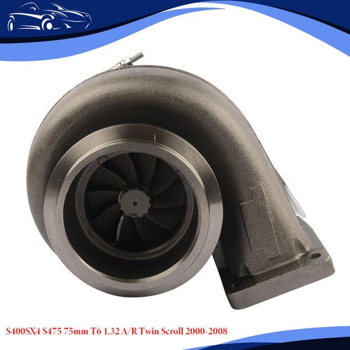 Turbo Charger 23518588 S400S062 S475 75mm 1.32 A/R Twin Scroll For Int Harvester
