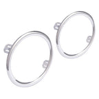 Fog Light Cover Bezel w/Chrome Ring For Honda Pilot 2012 2013 2014 2015 LH & RH