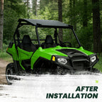 Black Aluminum Hard Top Roof Fit for Polaris RZR 800/XP 900/570-2 Door Model