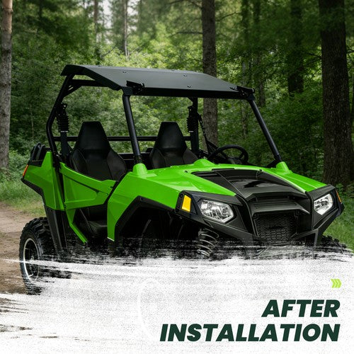 Black Aluminum Hard Top Roof Fit for Polaris RZR 800/XP 900/570-2 Door Model