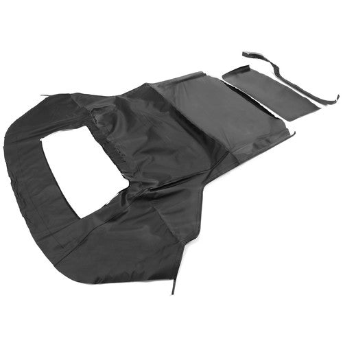 Black Soft Top with Plastic Window for Ford Mustang Convertible 2DR 1983-90 1993