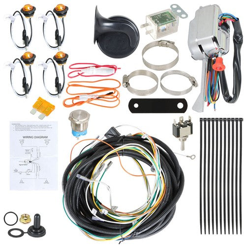 LED Turn Signal Light Kit Column Turn Switch For Polaris Can Am Honda US