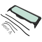 Clear Rear Glass Window Windshield for Honda Talon 1000R RS 1000X XS 2019 2020 2021 2022 2023 2024