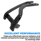 Left Radiator Support Steel Rail for Ram 1500 2500 3500 2009 2010 24 68095951AG