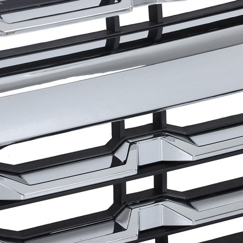 For Chevy Silverado 1500 LTZ 2022-2024 Chrome Plastic Front Bumper Grille New