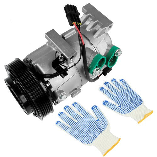 A/C Compressor with Clutch For Hyundai Accent Kia Rio 1.6L l4 GAS DOHC 2018-2019
