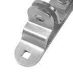 Silvery Trailer Swing Door Cam Bar Lock Hasp Keeper Latch for Utility Cargo Enclosed