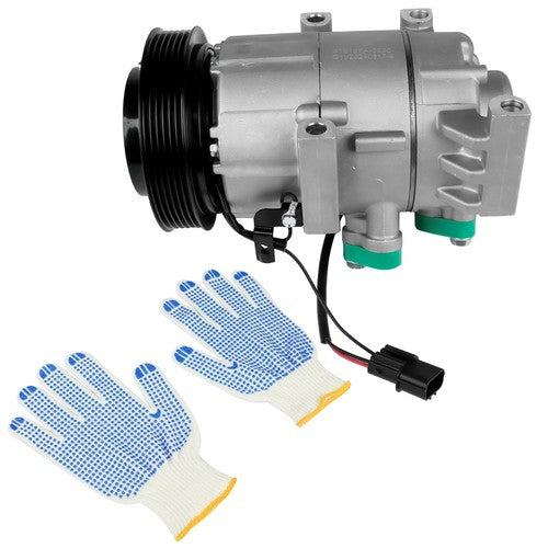 A/C Compressor with Clutch For Hyundai Accent Kia Rio 1.6L l4 GAS DOHC 2018-2019