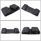 Garden Privacy Fence Heavy Duty 5ft X 50ft Barrier Net With Zip Ties Black