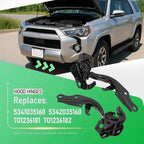 Hood Hinge Kit Fits 2010-2024 Toyota 4Runner 2pcs Driver & Passenger Side