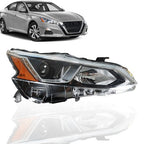 Right Side Headlight Headlamp Halogen For 2019-2020 Nissan Altima Chrome Housing