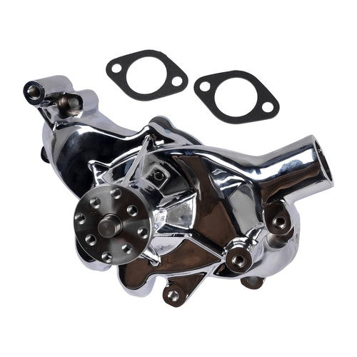 High Flow Chrome Long Water Pump Silver for Chevy BBC 396 402 427 454 V8 Engines