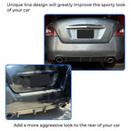 Nissan Maxima 09-2015 7th Gen 4Door Rear Lower Bumper Lip Diffuser Splitter
