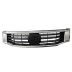 Front Upper Bumper Grille Chrome Grill For Honda Accord 2008 2009 2010 HO1200189