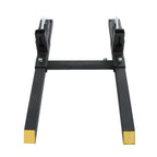43" Pallet Forks Clamp On Tractor Forks w/Adjustable Bucket Forks 2000lbs