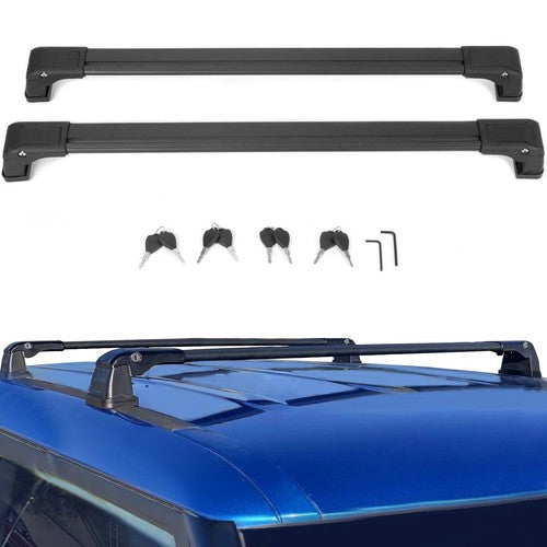 Aluminum Roof Rack Rail Cross Bars for Kia Soul 2014-2019 Luggage Cargo Carrier