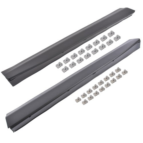 Pair Front Lower Door Trim Molding Black for Cadillac XT5 2017-2025 Left & Right